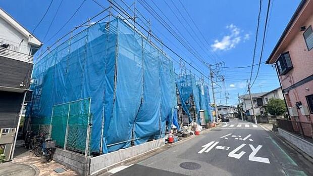 《現地》 青い空と白い雲、気分が晴れる場所がここにあります。