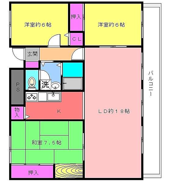 大阪府高石市綾園３丁目(賃貸マンション3LDK・9階・94.40㎡)の写真 その3