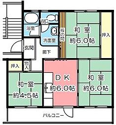 間取図画像 3DK