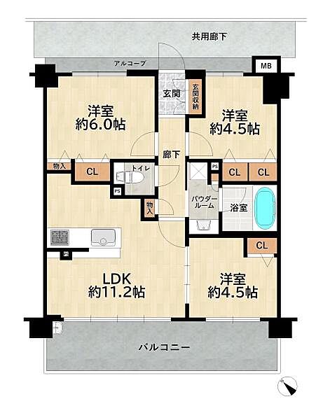間取り：326000263691