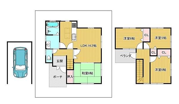 間取りを拡大表示