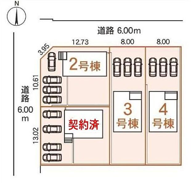 全体区画図はこんな感じになっています。