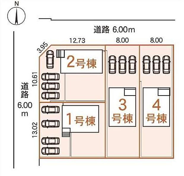 全体区画図はこんな感じになっています。