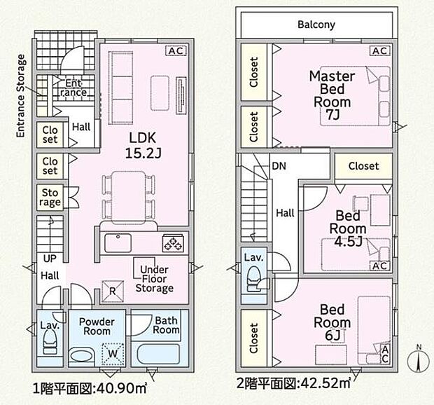 暮らしやすいコンパクトな3LDKです。