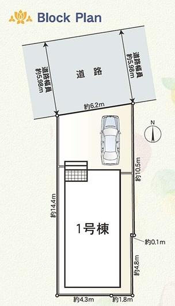 区画図はこんな感じになっています。