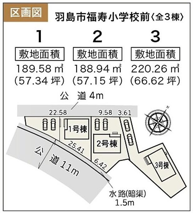全体区画図はこんな感じになっています。