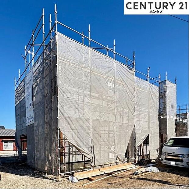 上棟しました。完成は12月の予定です。