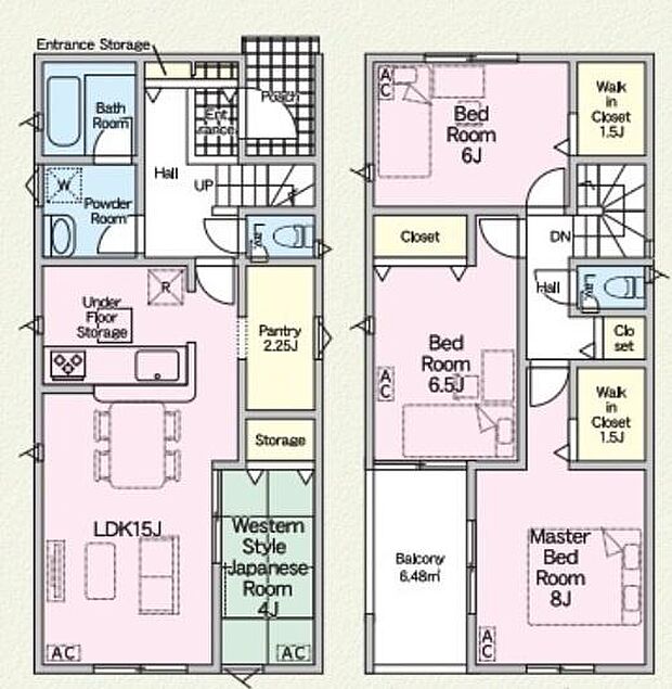 2WIC+パントリー付の4LDKです。