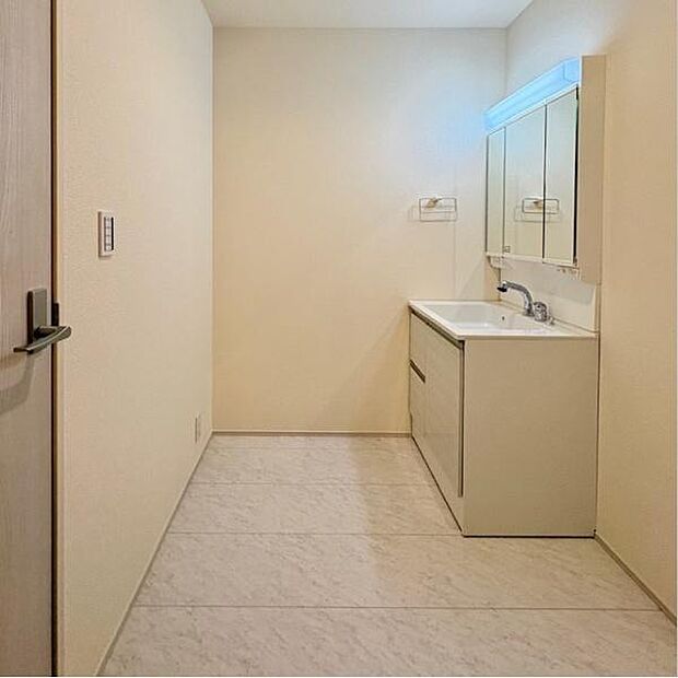 洗面台は、シャンプードレッサー仕様です。