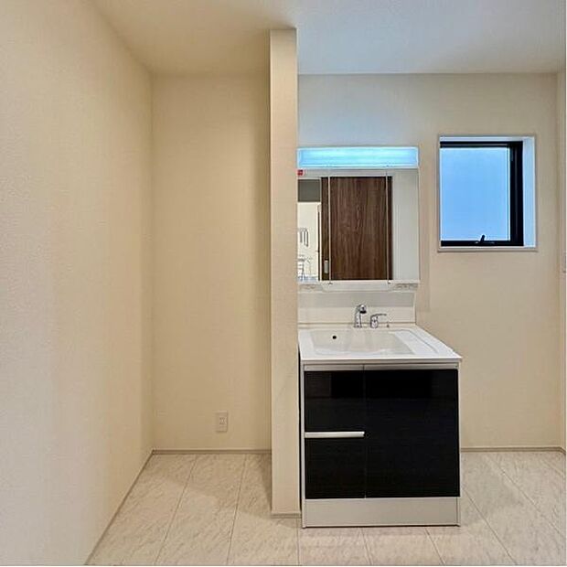 洗面台は、シャンプードレッサー仕様です。