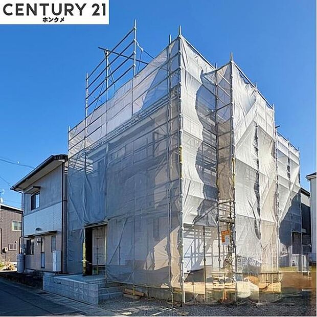 上棟しました。完成は3月の予定です。