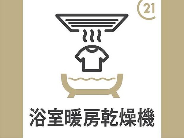 浴室暖房、乾燥、換気機能付で快適です♪