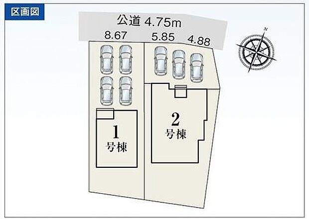 全体区画図はこんな感じになっています。