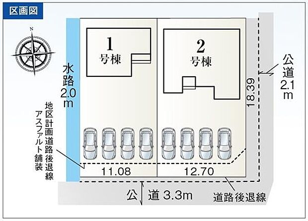 全体区画図はこんな感じになっています。