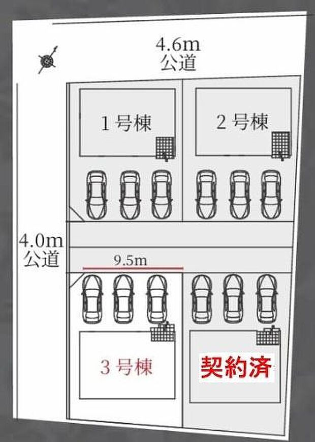 全体区画図はこんな感じになっています。
