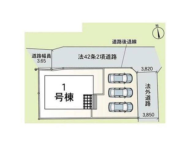 区画図はこんな感じになっています。