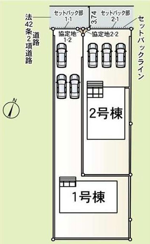 全体区画図はこんな感じになっています。