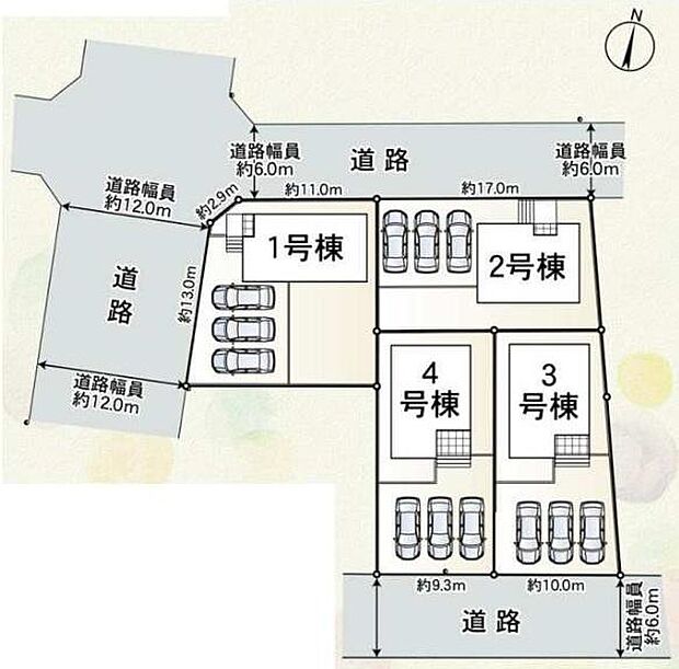 全体区画図はこんな感じになっています。