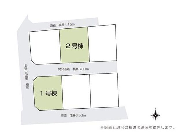 全体区画図はこんな感じになっています。