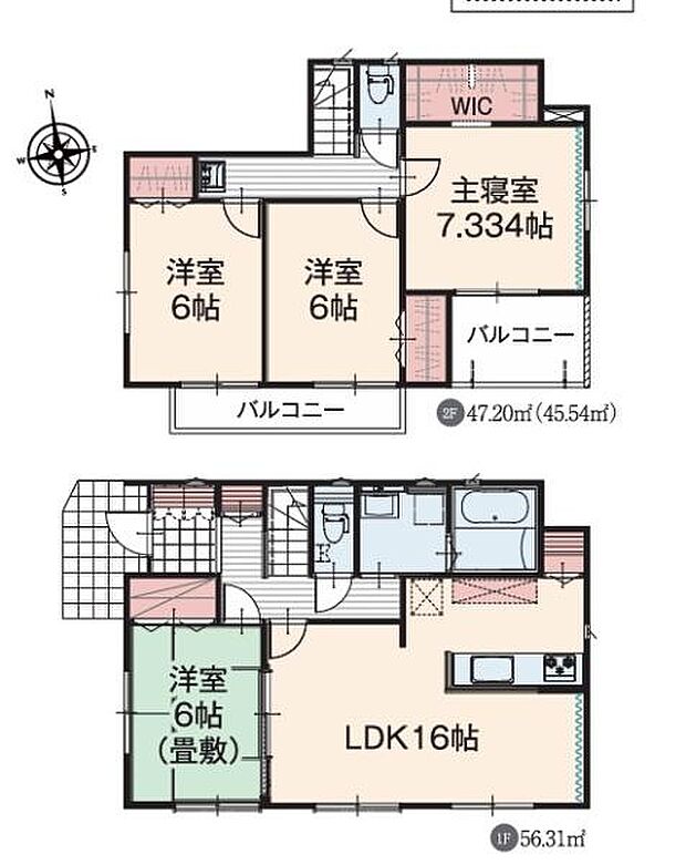ファミリー層にピッタリな、4LDKです。