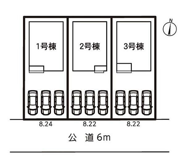全体区画図はこんな感じになっています。