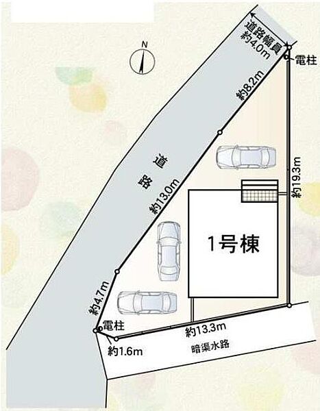 区画図はこんな感じになっています。