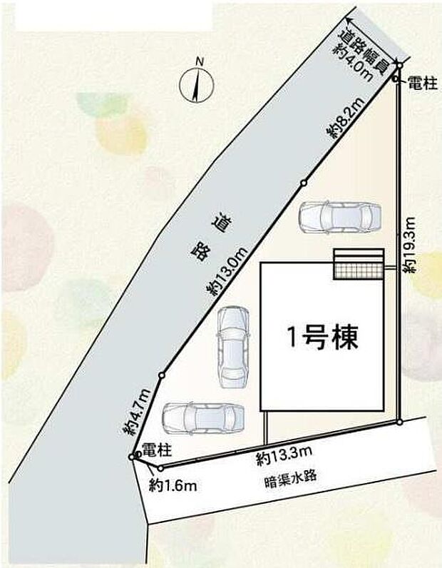 区画図はこんな感じになっています。