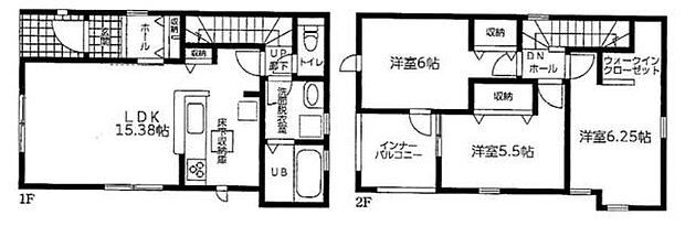 ファミリー層にもピッタリな3LDKです。