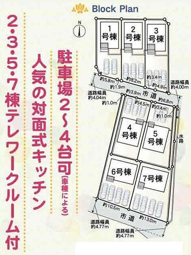 全体区画図はこんな感じになっています。