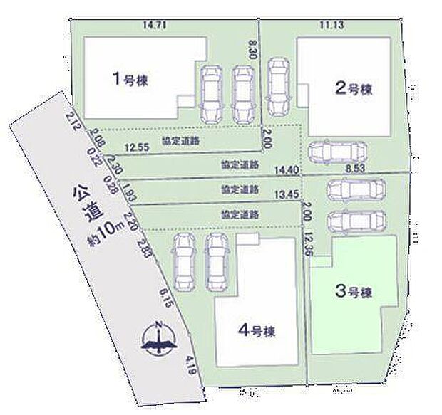 3号棟 カースペース2台可!