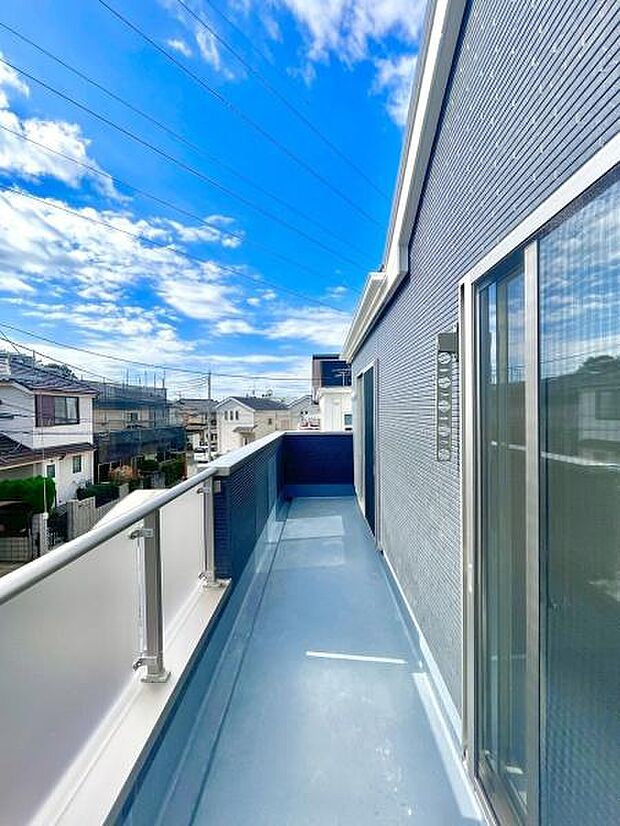 南向きバルコニー
