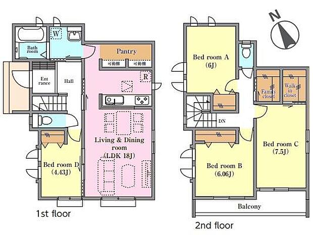 収納豊富な4LDK！