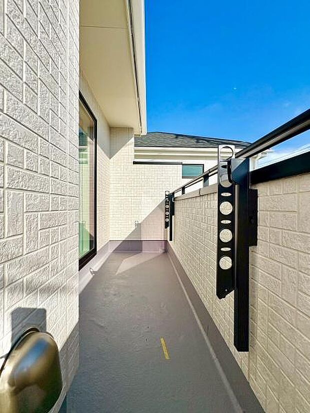 南西向きバルコニー