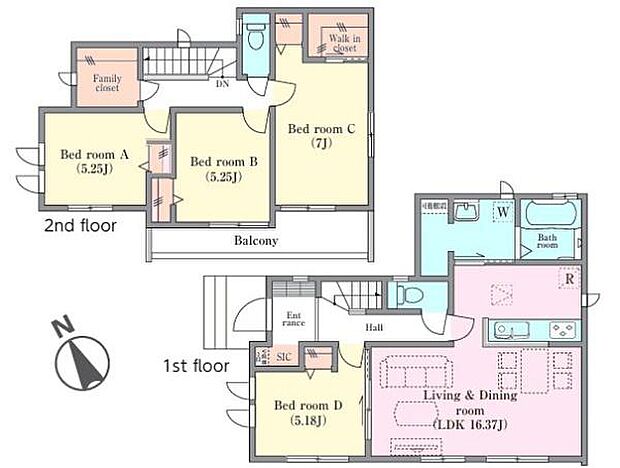 収納豊富な4LDK！