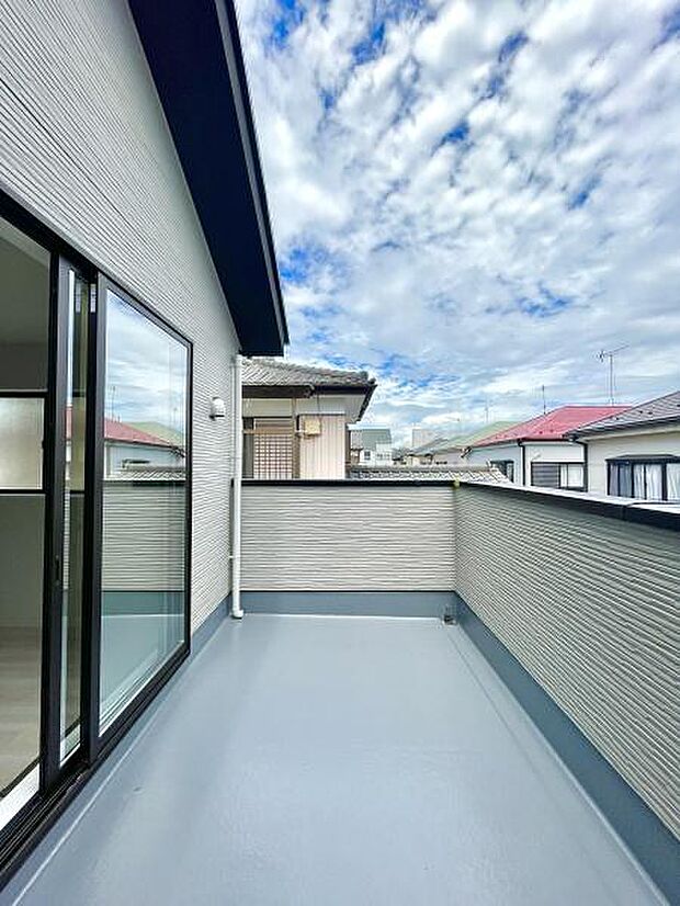 南東向きバルコニー