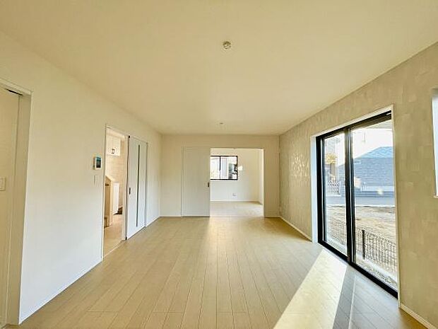 南向きの明るいリビング