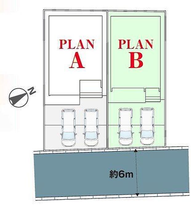 B号棟 カースペース2台可!
