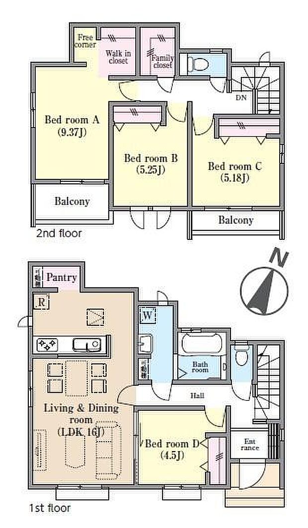 収納豊富な4LDK！
