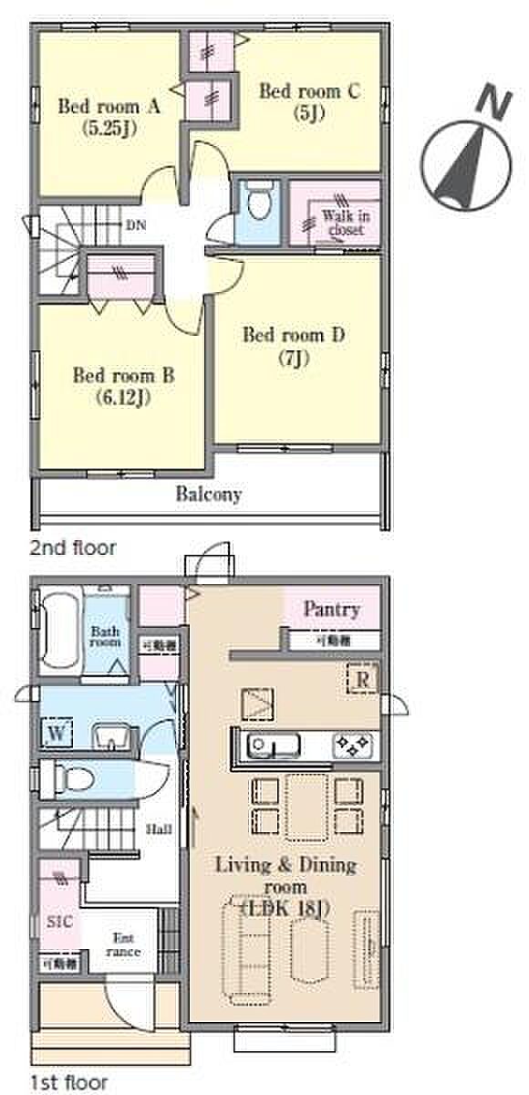 収納豊富な4LDK!