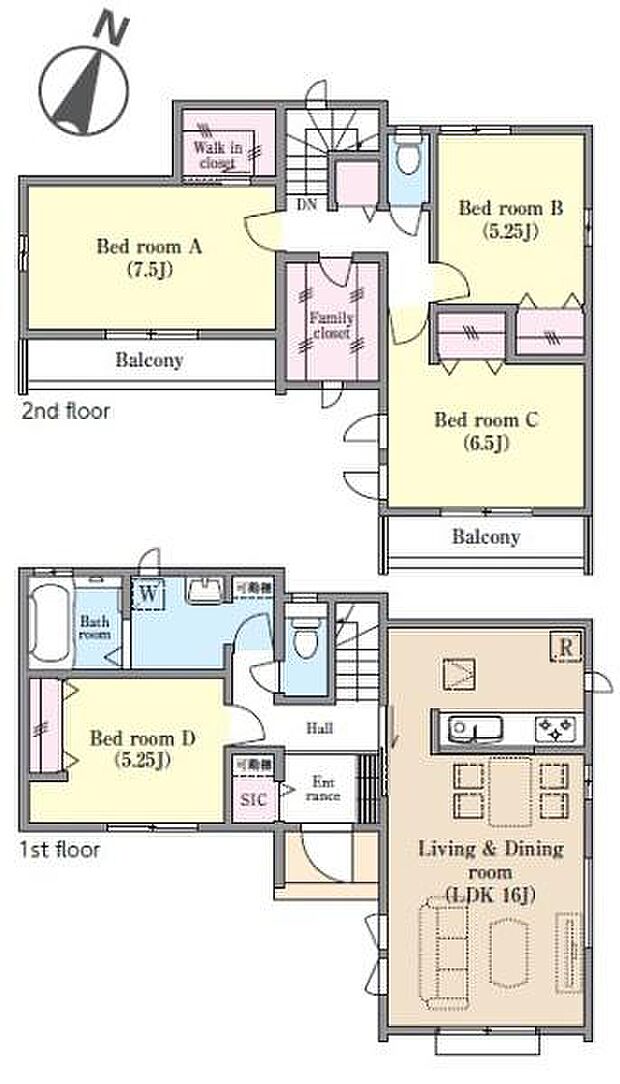 収納豊富な4LDK！