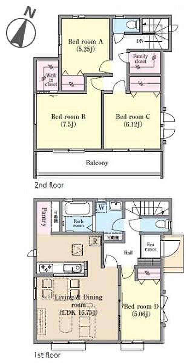 収納豊富な4LDK！