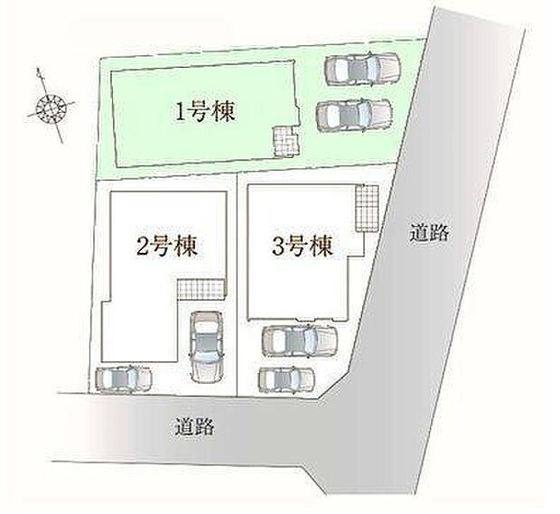 1号棟　カースペース2台可！