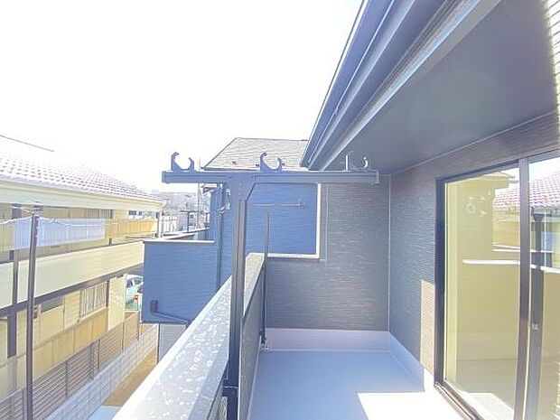 南東向きバルコニー