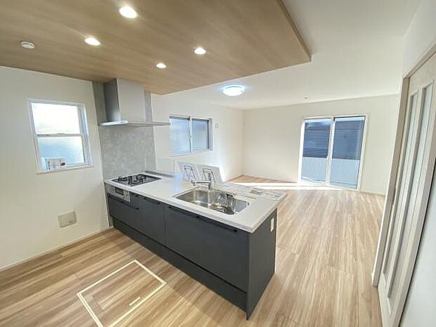 南向きの明るいリビング