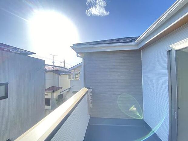 南向きバルコニー