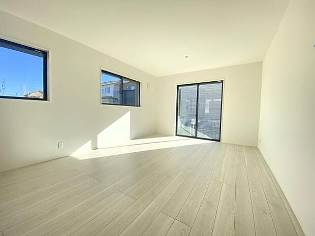 南向きの明るいリビング