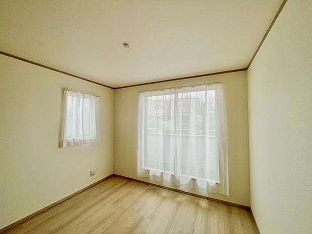 ＜洋室／Bed room＞6.06帖の洋室，クローゼット付き