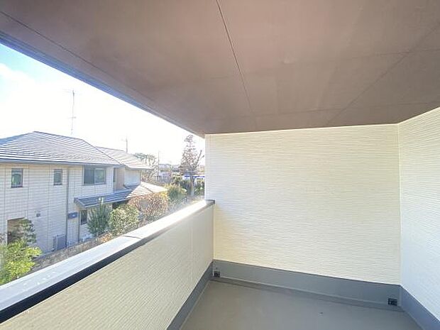 雨の心配不要なインナーバルコニー！