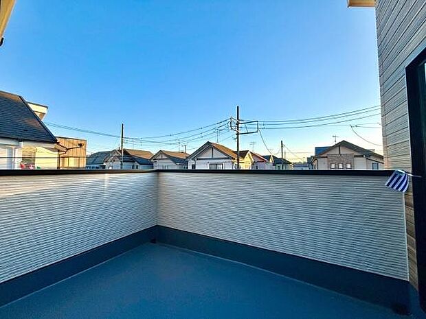 南向きバルコニー