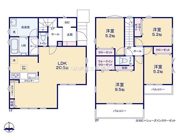 全居室2面採光の4LDK!